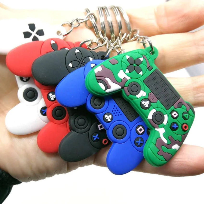 Großhandel Game Machine Keyring PVC Keychain Soft Silicon Gummi -Gamepad -Schlüsselbund