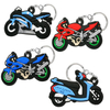 Puppe Anhänger Cartoon Animation Custom Logo Geschenk Motorrad doppelseitiger PVC-Schlüsselbund