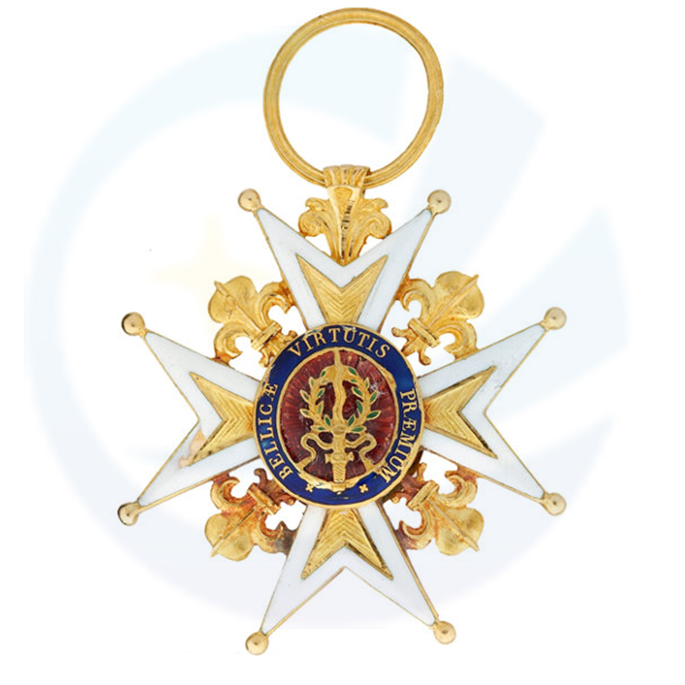 Kreuz des königlichen und militärischen Ordens von Saint Louis, Chevalier Ehrenreligionsmedaille Saint Badge