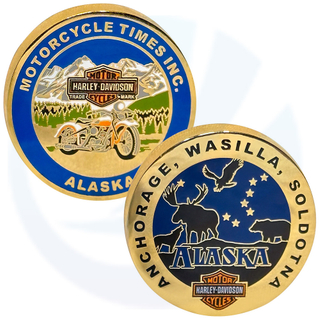 Custom Biker Motorcycle Open Road Wettbewerb Gedenkmünzen Harley Davidson Challenge Coin