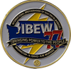 Benutzerdefinierte personalisierte Militärkommando Münzen benutzerdefinierte IBEW Challenge Münzen