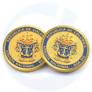 Kolumbianische Army Navy Oberflächenflotte Military Challenge Coin