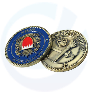 Saudi -Arabien Bahrain Land Flagge Militär Metal Challenge Coin
