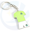 Customized Soccer T -Shirt Metal Keychain für Geschenk