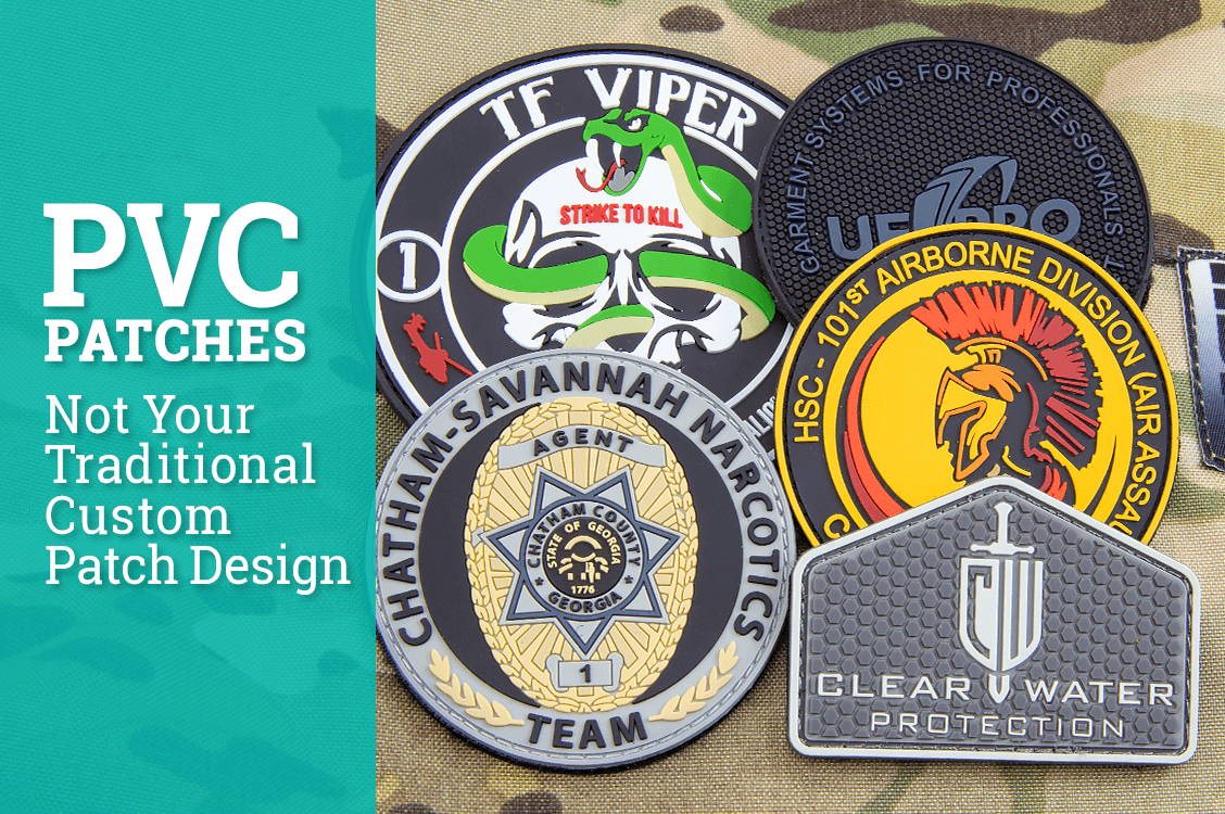 PVC -Patches: Nicht Ihr traditionelles benutzerdefiniertes Patch -Design