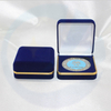 Keine MOQ Factory Direct Customized Customizing Gold Coin für den Fall Samt / Münze mit Samtbox ​​/ Münze in Samtbox