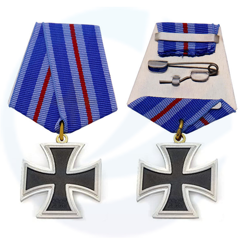 Custom Iron Cross Medal Badge Münze Gold 1939 Iron Deutschland Promotion Custom Größe Begrüßung Kunst & sammelbarer Farbbeutel