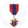 Custom Zink Alloy Philippine Mason Out Knights of Columbus Abzeichen Medaille 