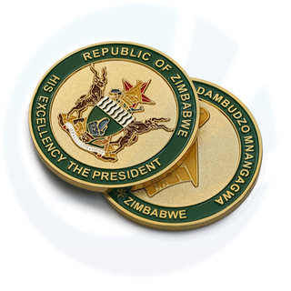 Die Regierung von Simbabwe Challenge Coin