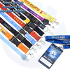 Hersteller benutzerdefinierter Werbelogo Lanyard mit Hals -Sublimation Drucken Polyester Lanyards für ID -Kartenabzeichen