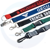 Benutzerdefinierte Lanyards mit abnehmbarem Schnappschüsse Lanyardhalter gewebte Polyester Lanyard