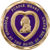 Purple Heart Challenge Coin