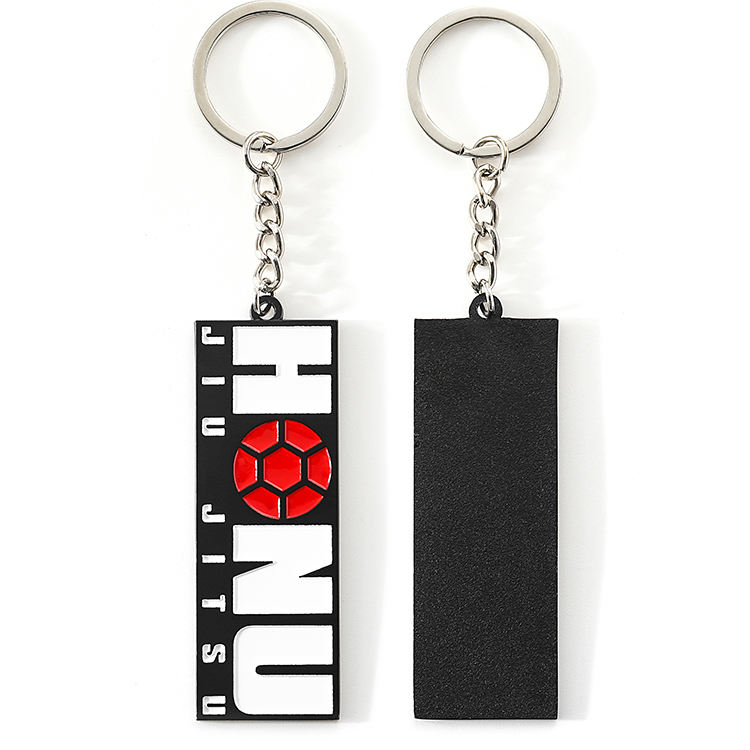 Customized Soccer T -Shirt Metal Keychain für Geschenk