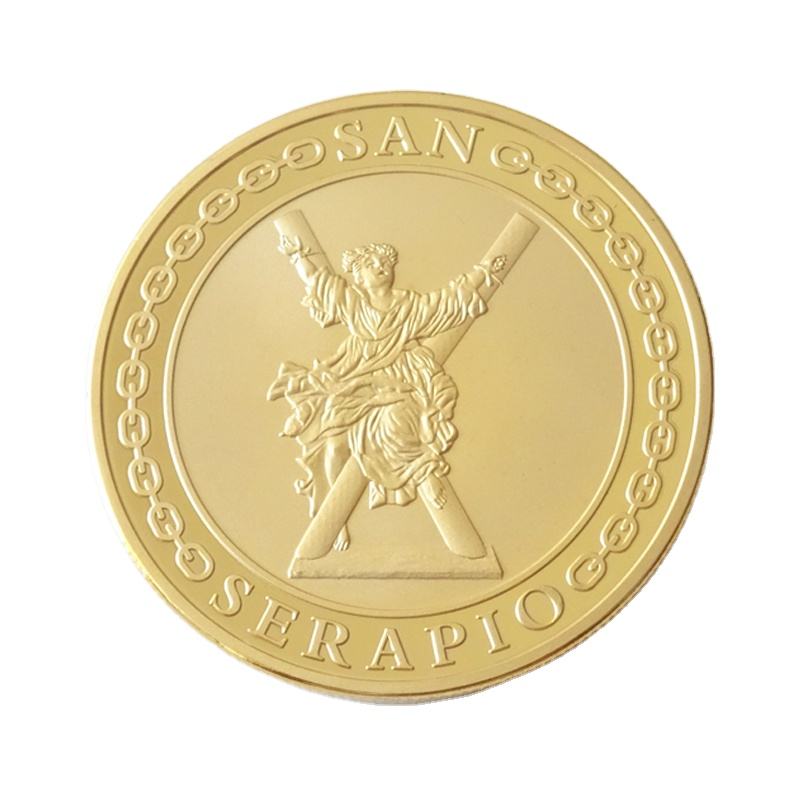 Herstellung Challenge Coin 24K Goldbeschichtung Custom Münzmünzen -Metall -Souvenir -Geschenkherausforderung Münzen