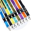 Customized Promotional Siebdruck gedruckter Hals Lanyards Drucken benutzerdefinierte Logo Sublimation Polyester Anime Lanyard mit Logo Custom