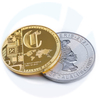 Machen Sie Ihr eigenes Logo personalisierte Souvenirsammlungen maßgeschneiderte Gedenkmessung Metall Gold Silber Challenge Coin