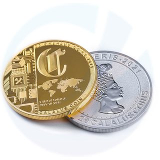 Machen Sie Ihr eigenes Logo personalisierte Souvenirsammlungen maßgeschneiderte Gedenkmessung Metall Gold Silber Challenge Coin