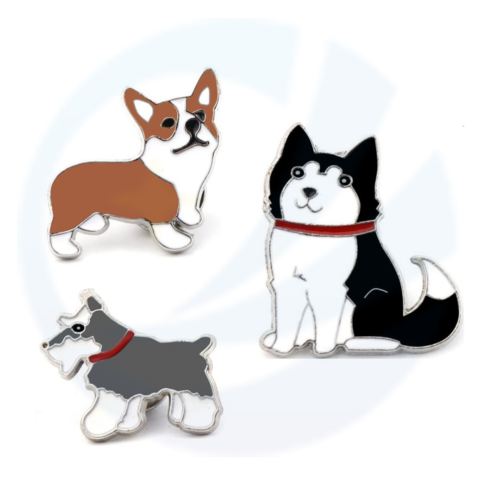 Souvenirprodukte niedliche Haustierdesign Tierhund Cat Pin Abzeichen Custom Emaille Pin für Hunde Geschenke