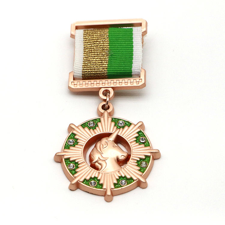 Hersteller Custom Medalla Medallion Metallmedaille Ribbonabzeichen 3D -Aktivitätsmedaillen und Preismedaille der Ehrenmedaille