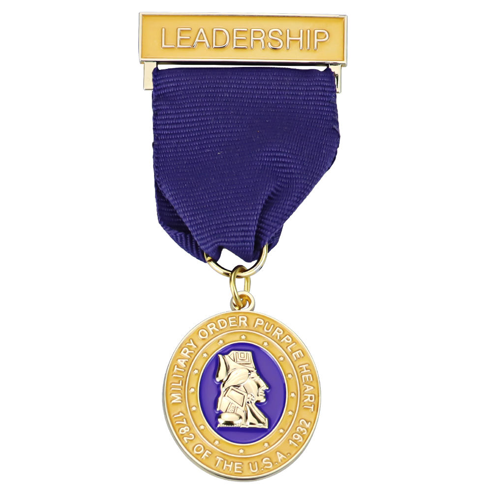 Großhandel Metall Emaille Kupfer Gold Plated Style Custom Honor Award für Souvenir