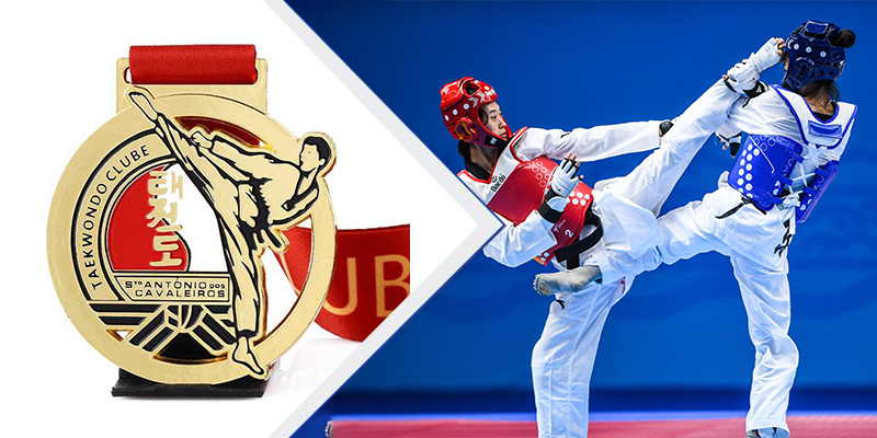 Custom Sportmedaillen: Taekwondo Champions Ehren