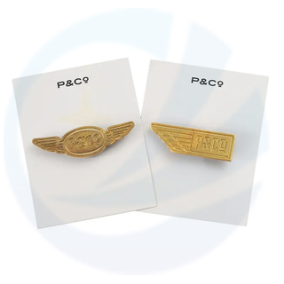 Personalisierte maßgeschneiderte Lampennadel Metall Zink Legierung Messing Gold Brosche Stempelbrief Logo -Stifte für Hüte mit Sicherheitsnadel