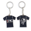 Customized Soccer T -Shirt Metal Keychain für Geschenk