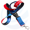 Kein Mindestbestellhersteller Großhandel personalisierte leere Sublimation Drucken Polyester Hals Custom Lanyards mit Logo Custom