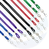 Sublimation Softs Polyester Baumwolle Feste Farbe USB -Schlüsselkette Whistle ID -Kartenseil Lanyard