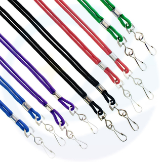 Sublimation Softs Polyester Baumwolle Feste Farbe USB -Schlüsselkette Whistle ID -Kartenseil Lanyard