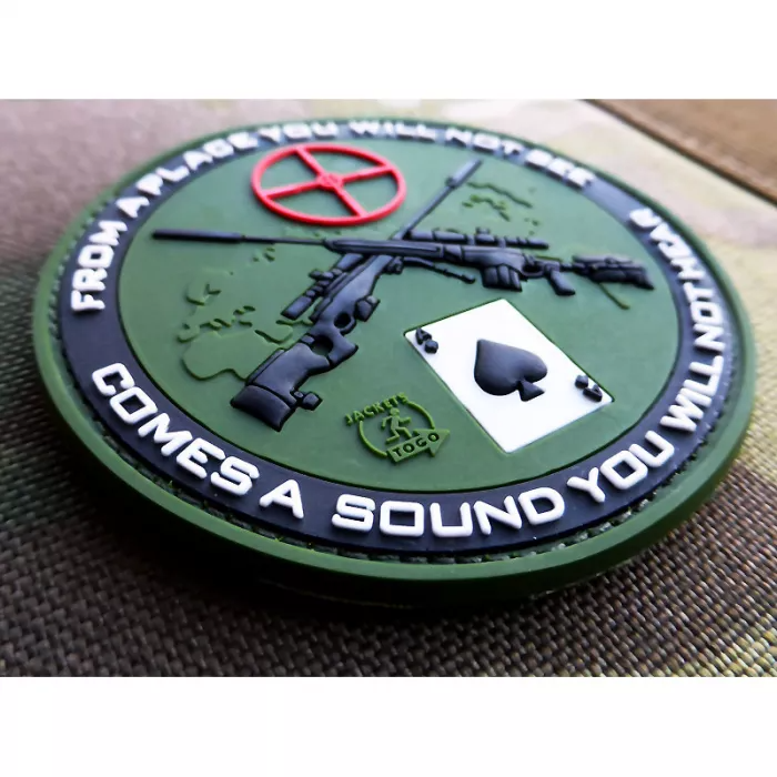 YC Geschenke Factory Custom JTG 3D Militärstil Taktisch Uniform Scharfschütze Gummi PVC Patch