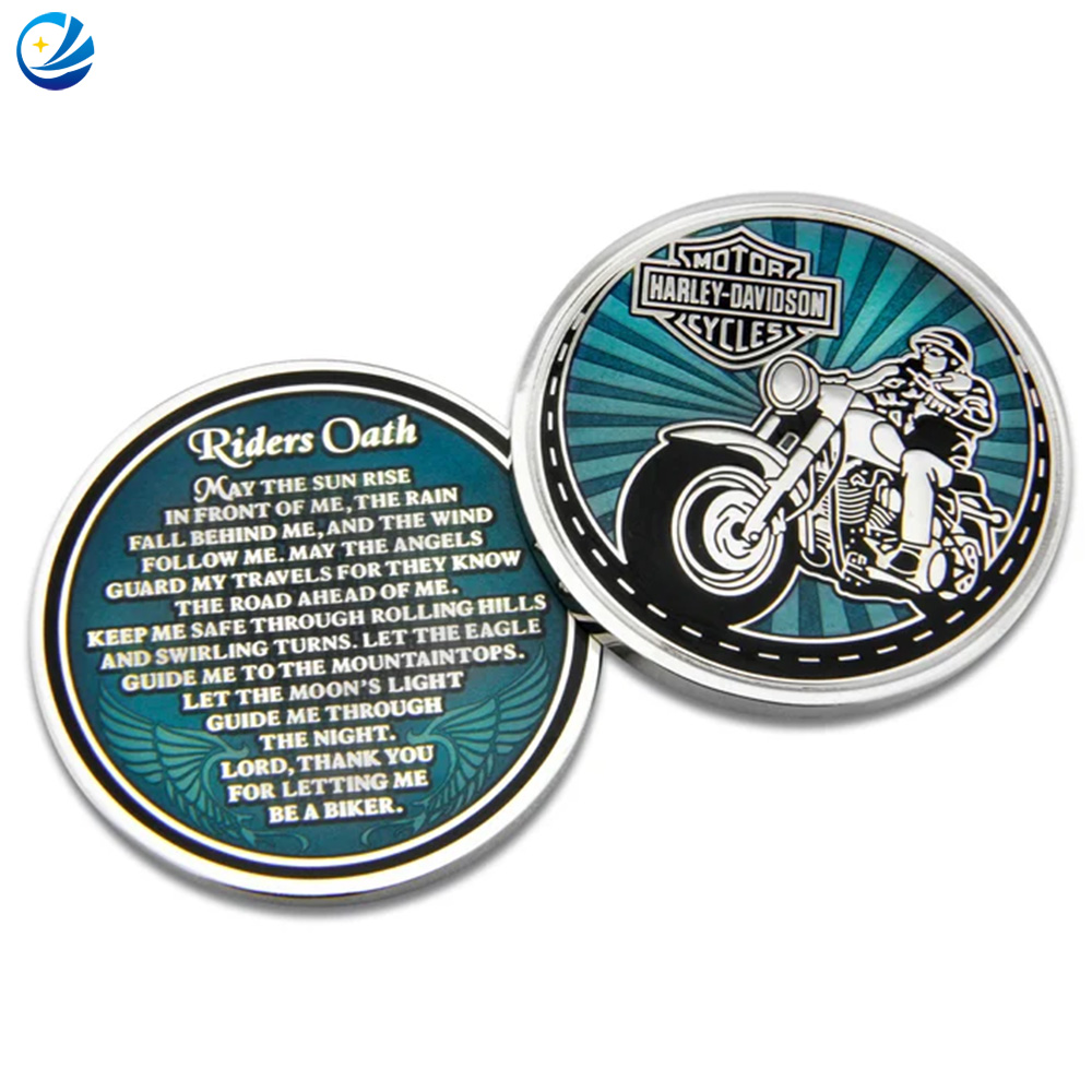 Custom Biker Motorcycle Open Road Wettbewerb Gedenkmünzen Harley Davidson Challenge Coin