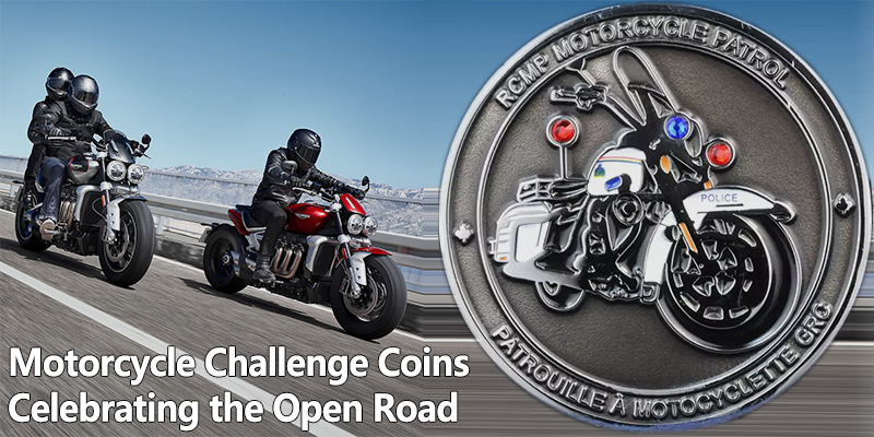 Motorrad -Challenge -Münzen: Feiern Sie die offene Straße