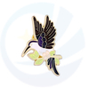 Maßgeschneidert weicher Emaille Vogel Metallabzeichen für Stoffdekoration Verschiedene lebhafte Tier Cartoon Pfauenabzeichen Geschenkbroschen Broschen