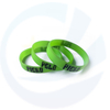 Umweltfreundliches professionelles benutzerdefiniertes Logo Machen Sie Ihr eigenes Logo-Armband Silikon-Armbänder für die Veranstaltung