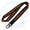 Benutzerdefinierte Logo -Nackengurt Lanyard Keine minimale Bestellung dickes Polyester -Gurtband Sticked Jacquard 2,5 cm gewebte Lanyards mit Karabiner