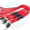 Hochwertiger Breakaway -Siebdruck -Drucklogo Polyester Airbus Lanyards für Mobiltelefon