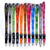 Großhandel benutzerdefinierte Sublimation Print ID -Kartenausweishalter Polyester Lanyard Schlüsselbund Lanyards mit Logo Custom