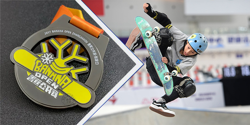 Custom Sportmedaillen: Feiern von Skateboard -Champions