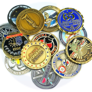 Großhandel Hersteller 3d bester Qualität Messing Zinklegierung Custom Soft Emaille Souvenir Gedenkfabrikmünzen