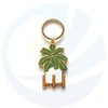 Fertigung maßgeschneidertes Design Hart Emaille Monstera Blatttopftopf Pflanze Schlüsselanhänger Keyrings Anhänger Custom Plant Schlüsselbund