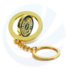 Spinning Key Chain Personisado Design Gold Soft Emaille Keychain Spinner Reverse Custom Lion Club 3D -Logo Buchstabe Zink Alloy Metal Keyring
