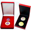 Fabrik Großhandel Custom Metal Award Medaillion Ehrenmedaille mit Box