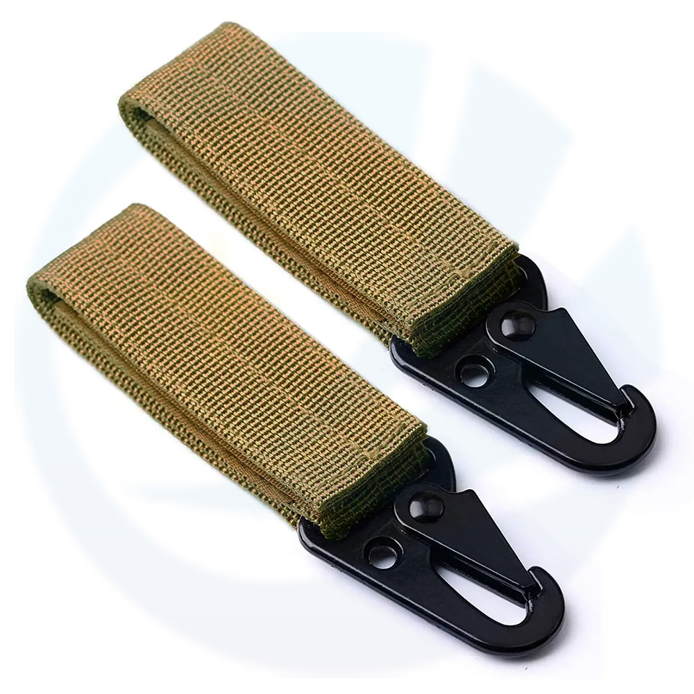 Multifunktionaler Nylon Carabiner Quickdraws Schlüsselkettenhaken -Gurtschnellschnalle Hangsgürtel Clip Kit Bag Molle Gurt