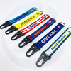 Lanyards Hersteller Großhandel personalisierte Sublimation Polyester Custom Short Keychain Custom Lanyard