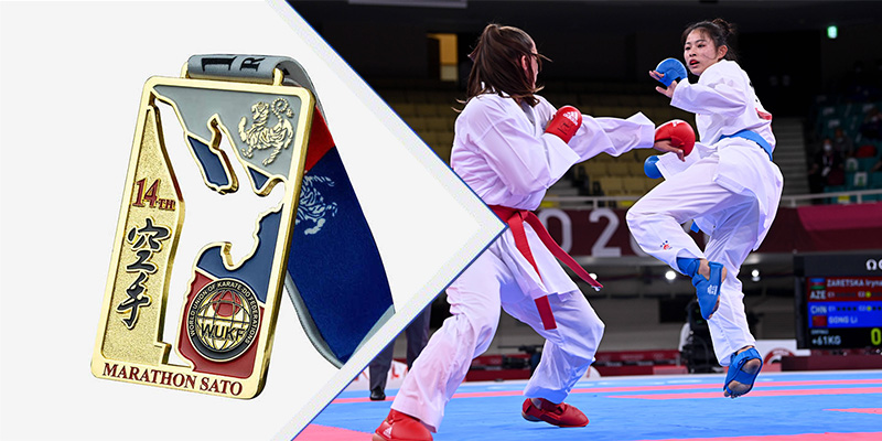 Die Essenz des Karate: benutzerdefinierte Karate -Medaillen