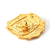 Custom Emaille Logo 3D Gold Metall Abzeichen gebogen