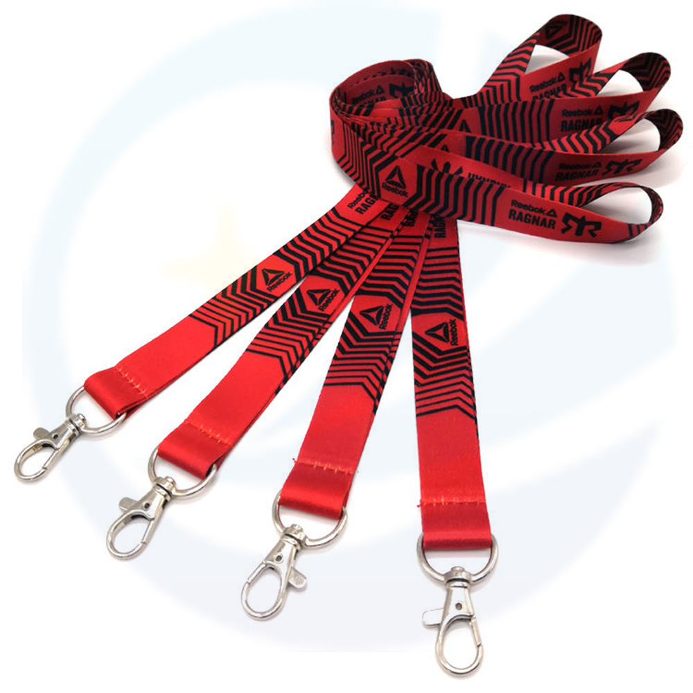 Großhandel Lanyards mit Logo Custom Polyester gedrucktes Yoyo Lanyard mit Wärmeübertragungslogo