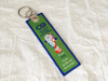 Mode personalisierte kundenspezifische Stickerei gewebte Schlüsselketten -Gurtschlüsselkette