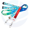 Personalisiertes benutzerdefiniertes Drucklogo Lanyard Sublimation Polyester Hals -ID -Lanyards mit Logo Custom